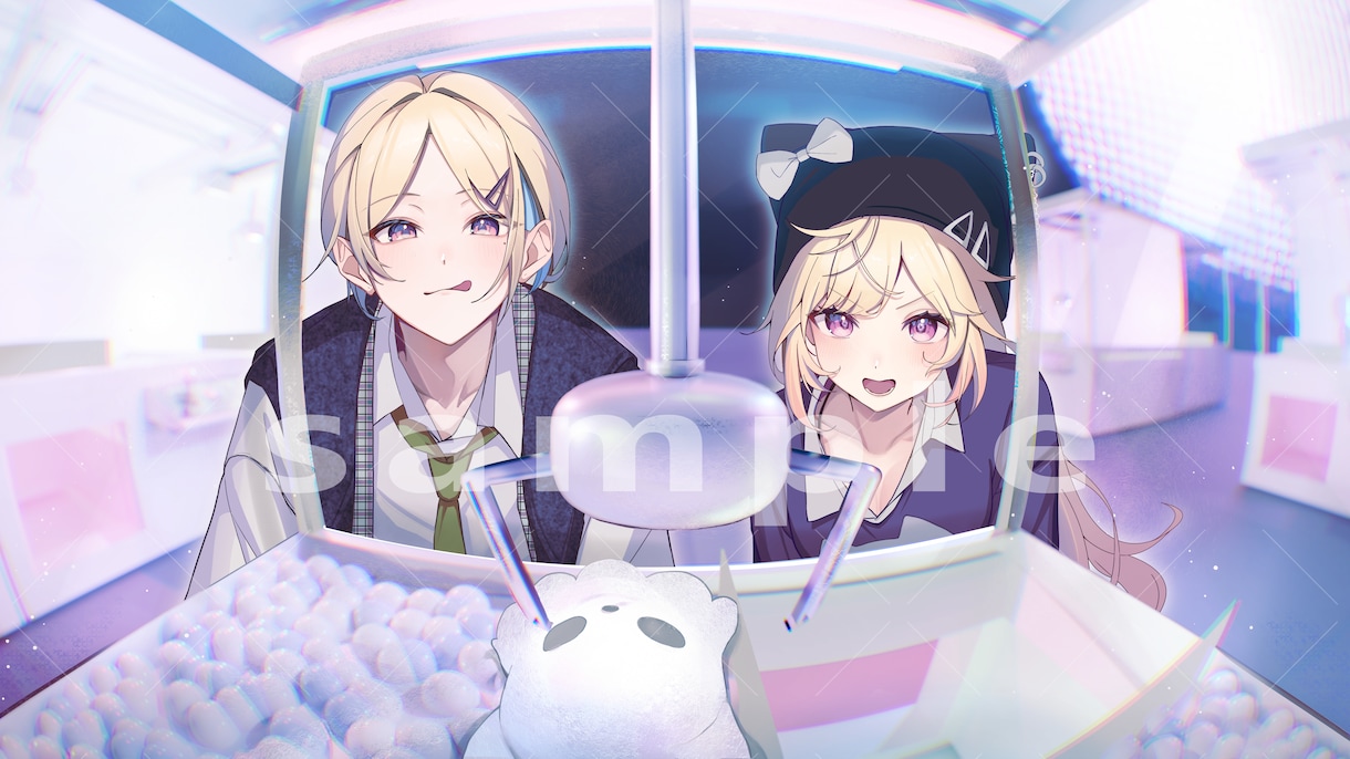 透明感のあるイラストを制作いたします MV用、TRPG、グッズ用イラスト等なんでも受け付けています イメージ3