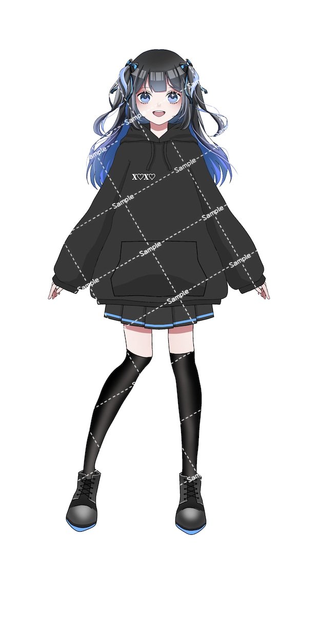 配信アプリ【IRIAM】等に使える立ち絵を描きます 動作確認済みの立ち絵を納品します。 イメージ4