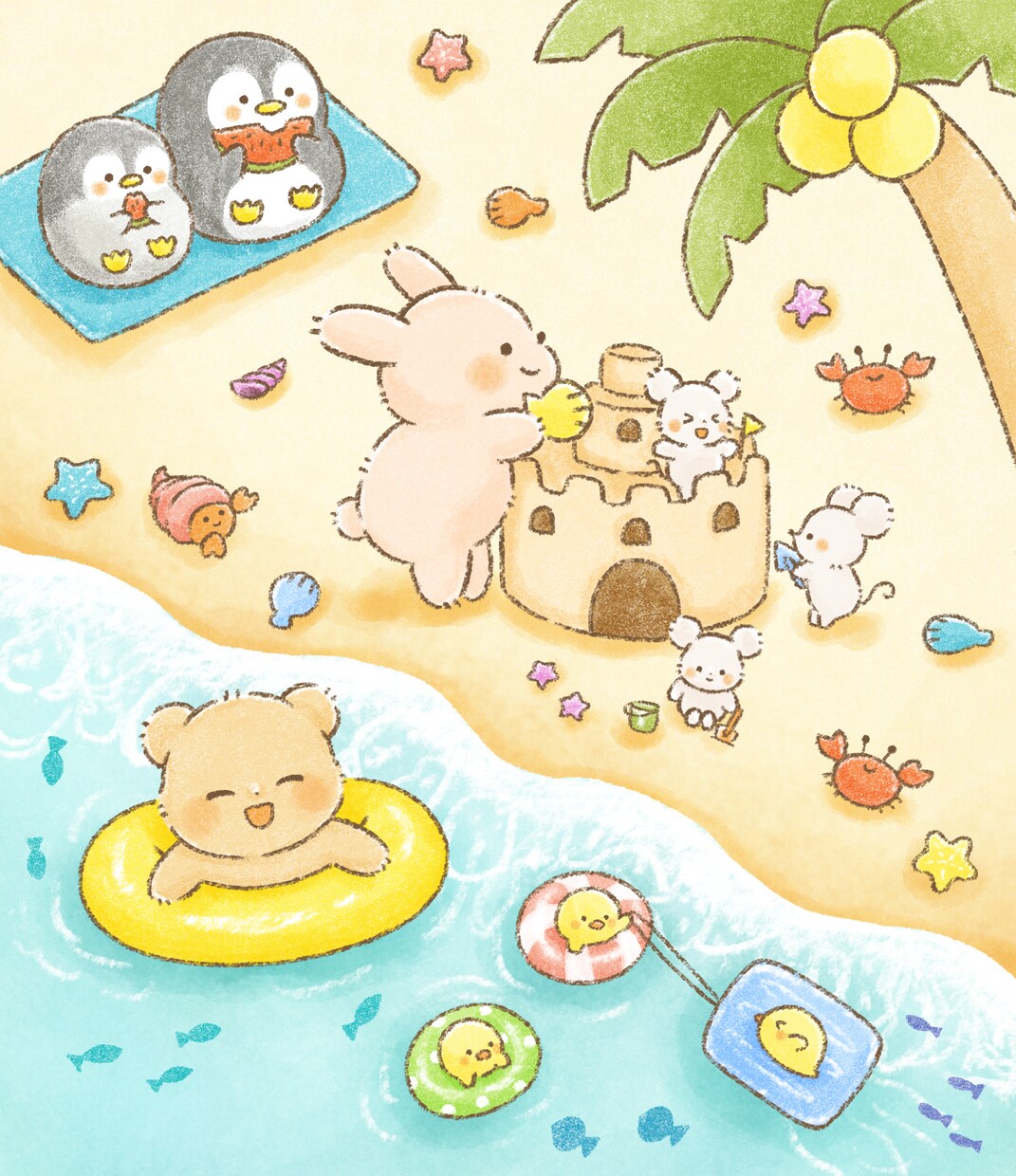 絵本や小説の挿し絵お描きします 商用◎あたたかさ感じる優しいタッチで物語を彩ります。 イメージ3
