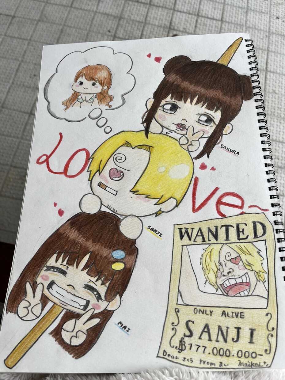 似顔絵やイラストで笑顔にさせますます 私が描く似顔絵は、モナリザのようによく目が合います。 イメージ7