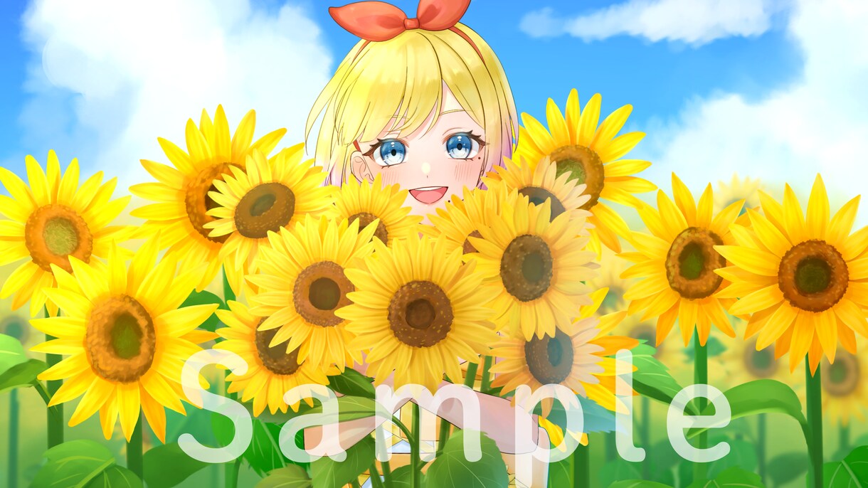 歌ってみた動画のイラストを制作します サムネイルイラストやmv用の差分イラスト制作 イメージ5