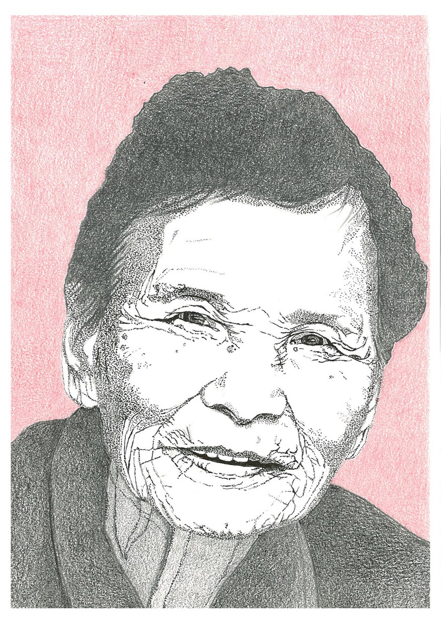 ご老人の似顔絵をペン画、鉛筆画でリアルに描きます 還暦、古希、誕生日のお祝いなど、モノクロの似顔絵を描きます！ イメージ2
