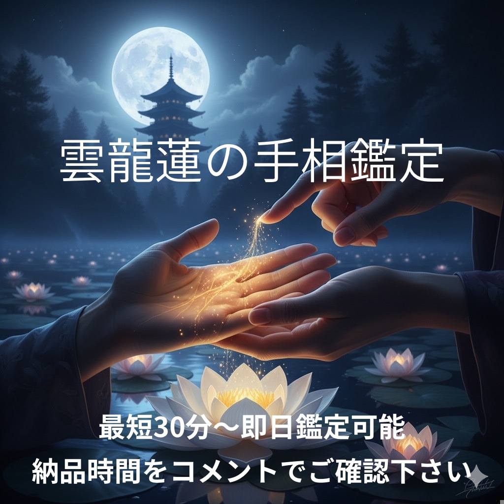 初心者の為の優しい手相観ます 手のひらから“いまのあなた”をやさしく読み解きます イメージ4