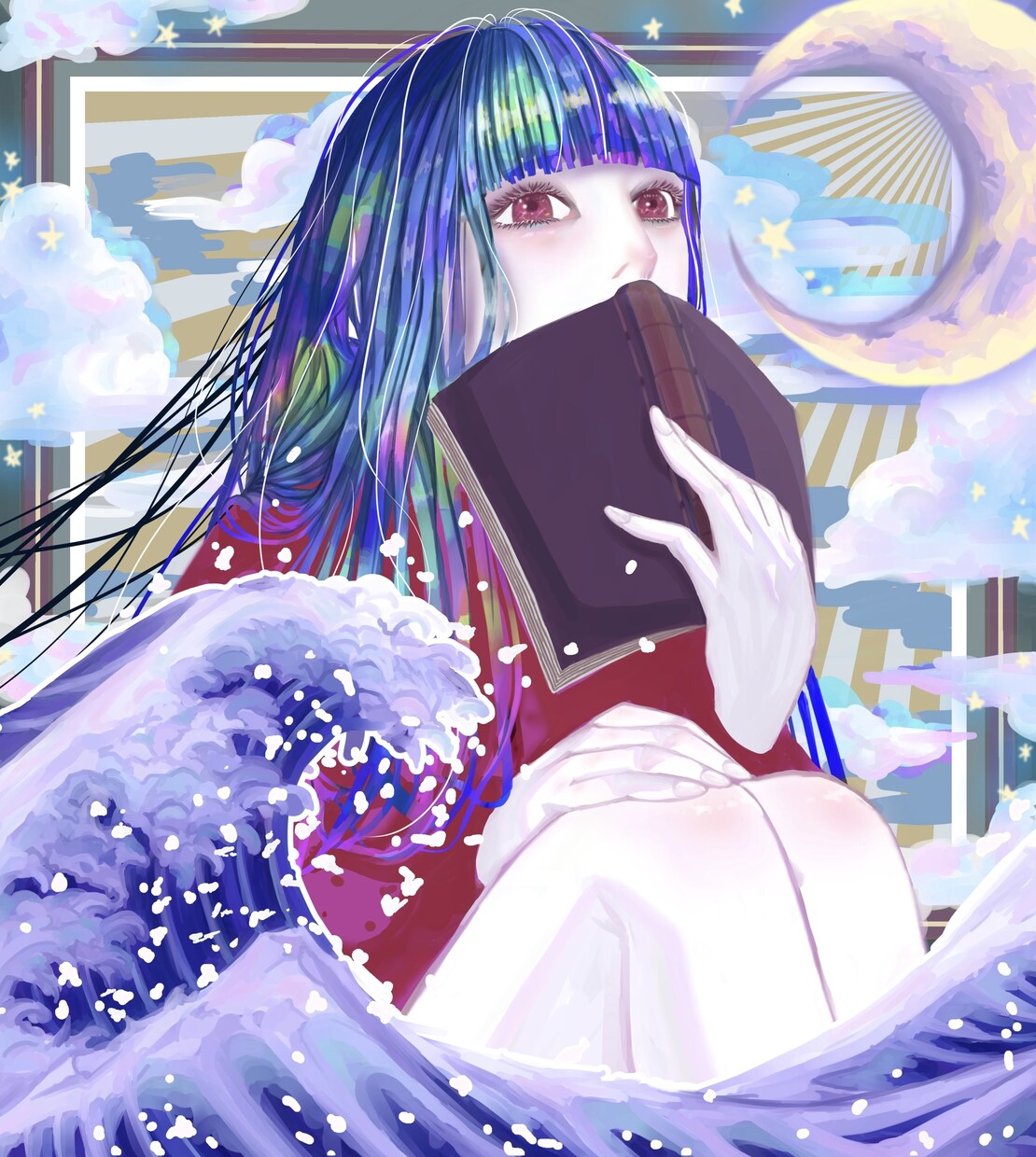 構図がシンプルで色鮮やかなイラストをお描きします SNS、動画、アイコン、観賞用に！ イメージ4