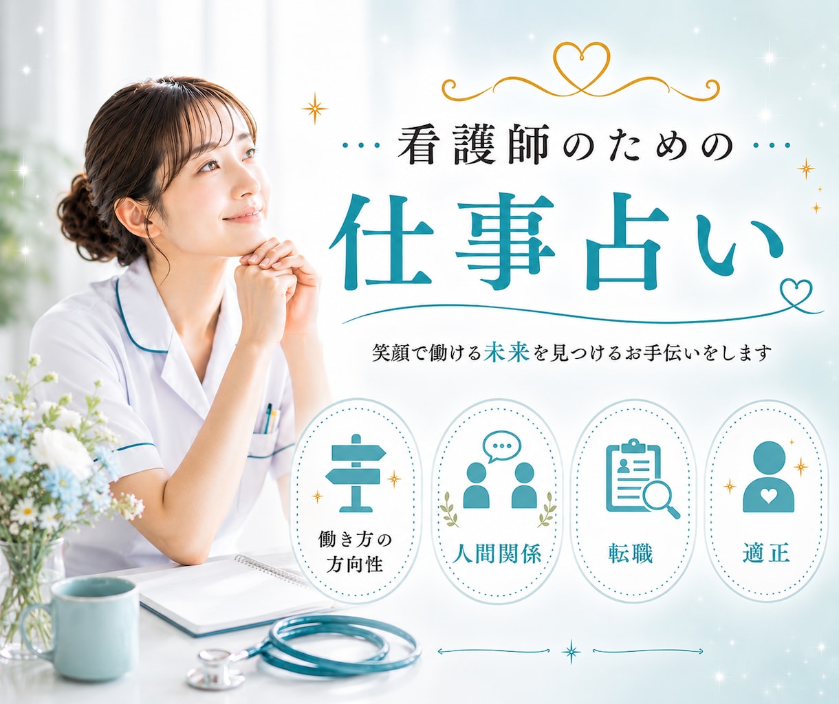 看護師の働き方占います 看護師による看護師のための仕事占い イメージ1