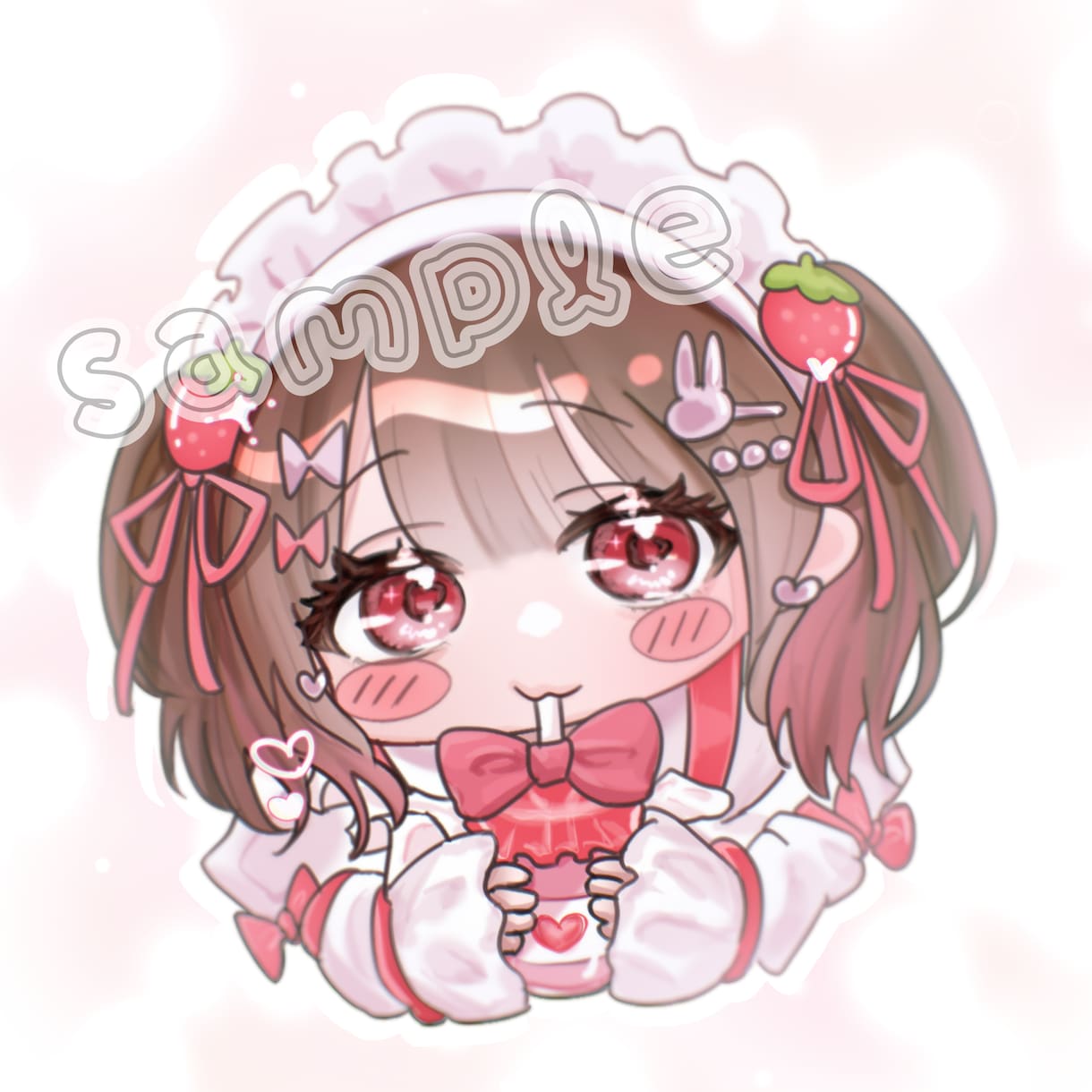 ふんわりカワイイ♡アイコンイラストを制作します あなたのカワイイを一緒に形にします♩.* イメージ1