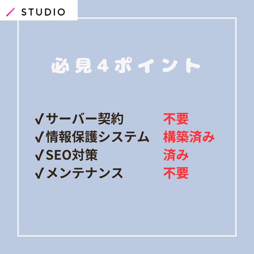 SEOプロ｜SRUDIOでホームページを作成します Webコンサルが効果を最大化するホームページを丁寧に作成 イメージ2