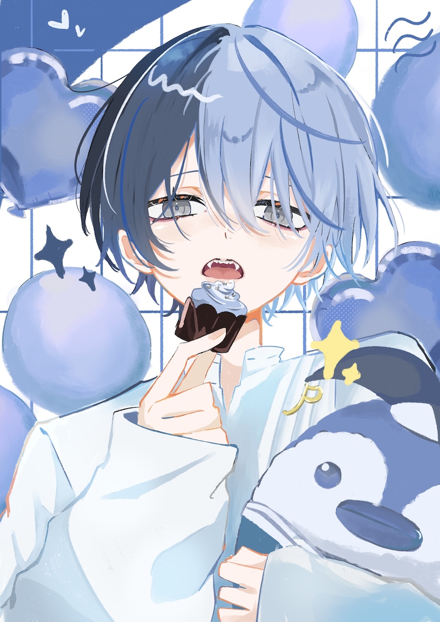 SNSのアイコンイラストや1枚絵描きます 男の子全般得意ですっ！！女子も描きますっ！ イメージ8