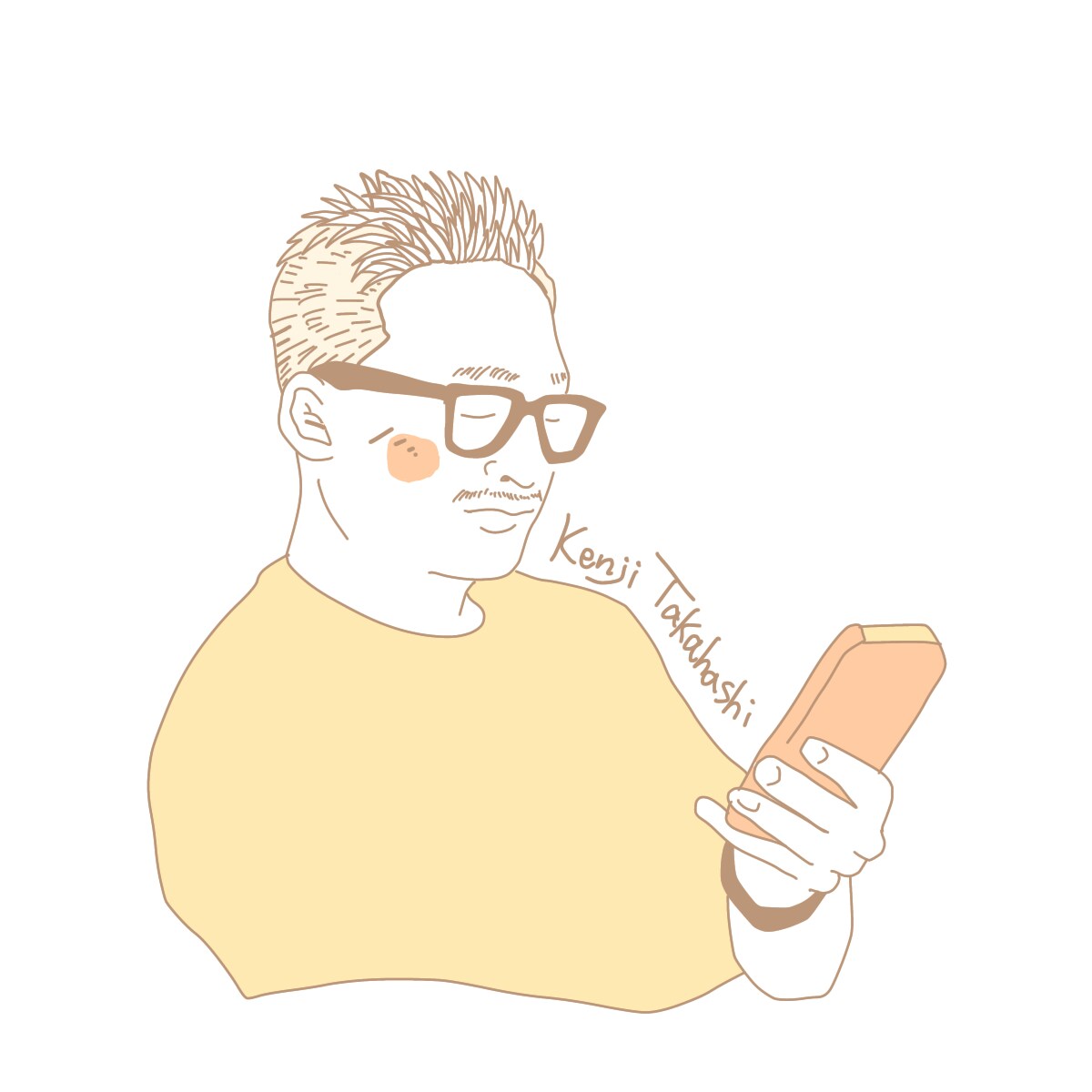 くすみカラー＊シンプルな雰囲気イラスト描きます 日常の一コマをシンプルでおしゃれなイラストにします。 イメージ3