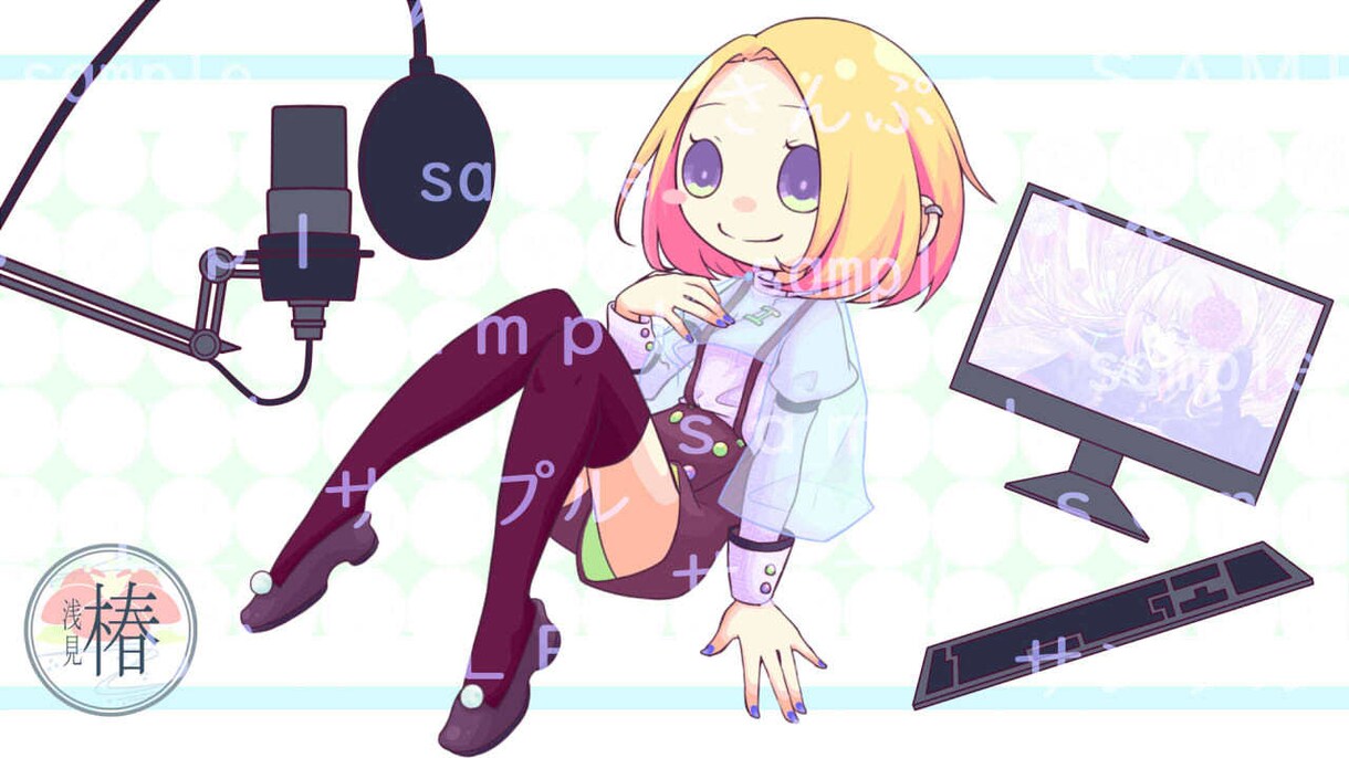 可愛い！かっこいい！イラスト描きます アイコン、配信/動画サムネイルにどうですか？！ イメージ4