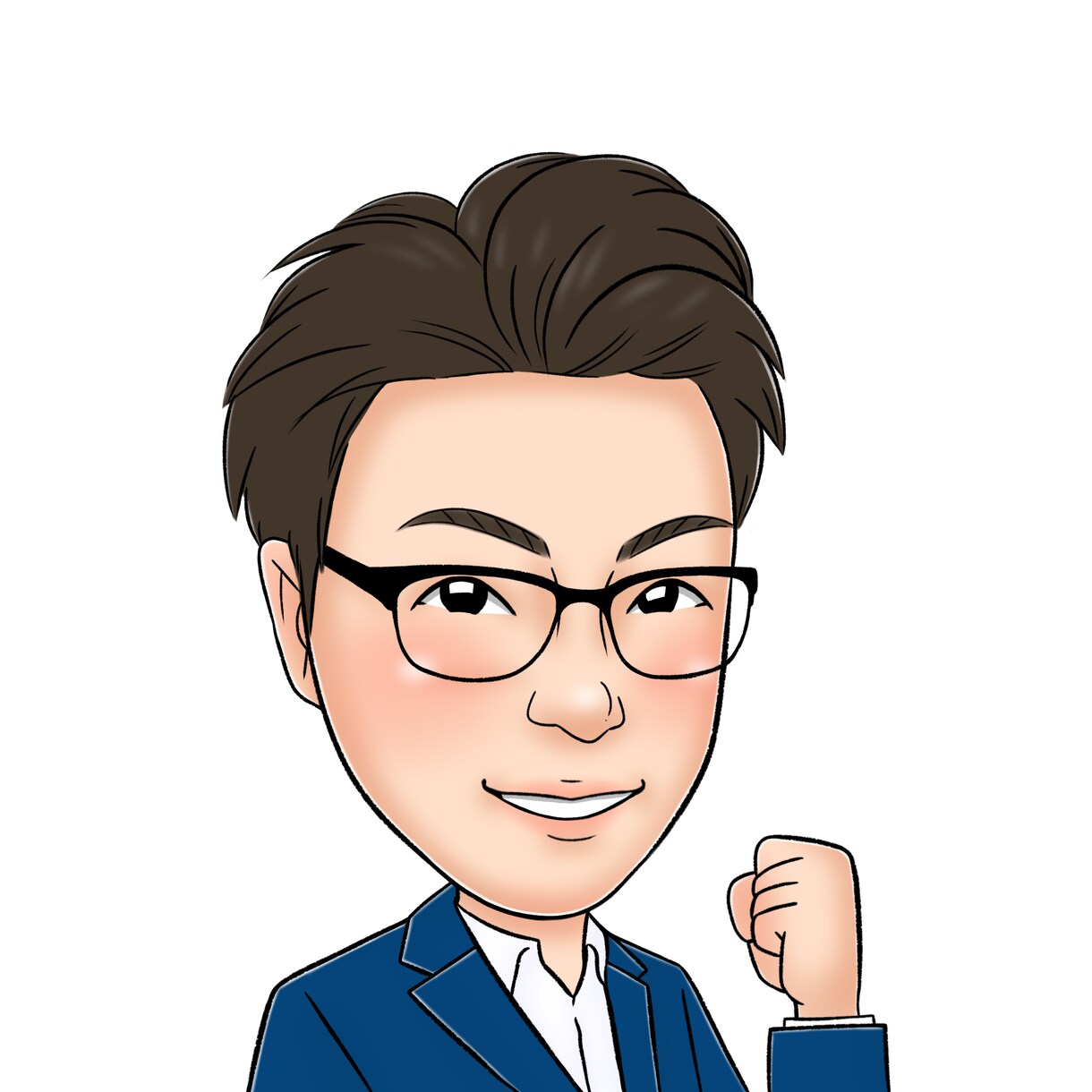 名刺、アイコン、HP用等似顔絵お描きします そっくりで可愛い、あたたかい似顔絵です＊ イメージ7