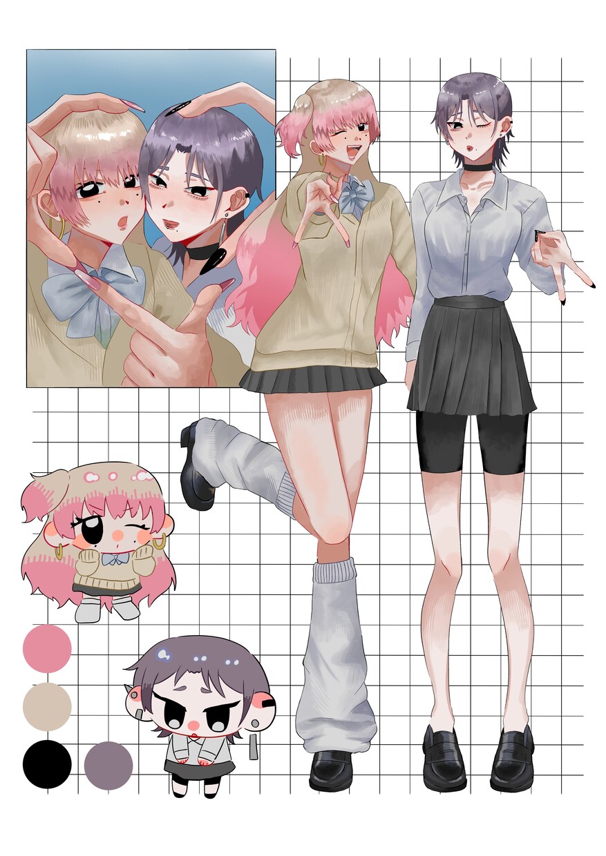イラスト制作いたします あなたの理想を形にします！詰め込み1枚絵やアイコンなど！ イメージ4