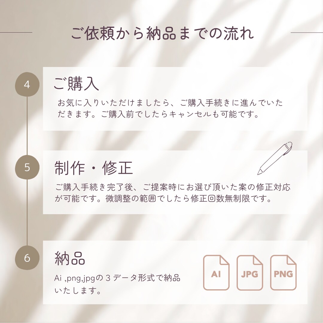 先着5名様！特別価格　世界観が伝わるロゴ制作します 《初回提案無料》《修正無制限》優しくあたたかなロゴづくり イメージ7