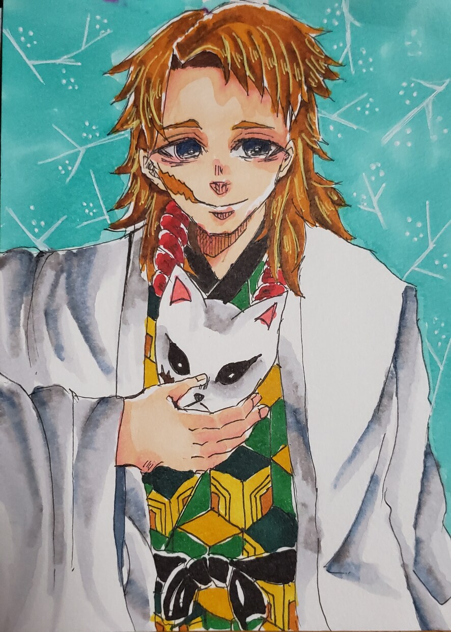 ポスターカードイラストにて制作します 好きなキャラ、雰囲気どうつくってほしいか聞き絵を作ります イメージ2