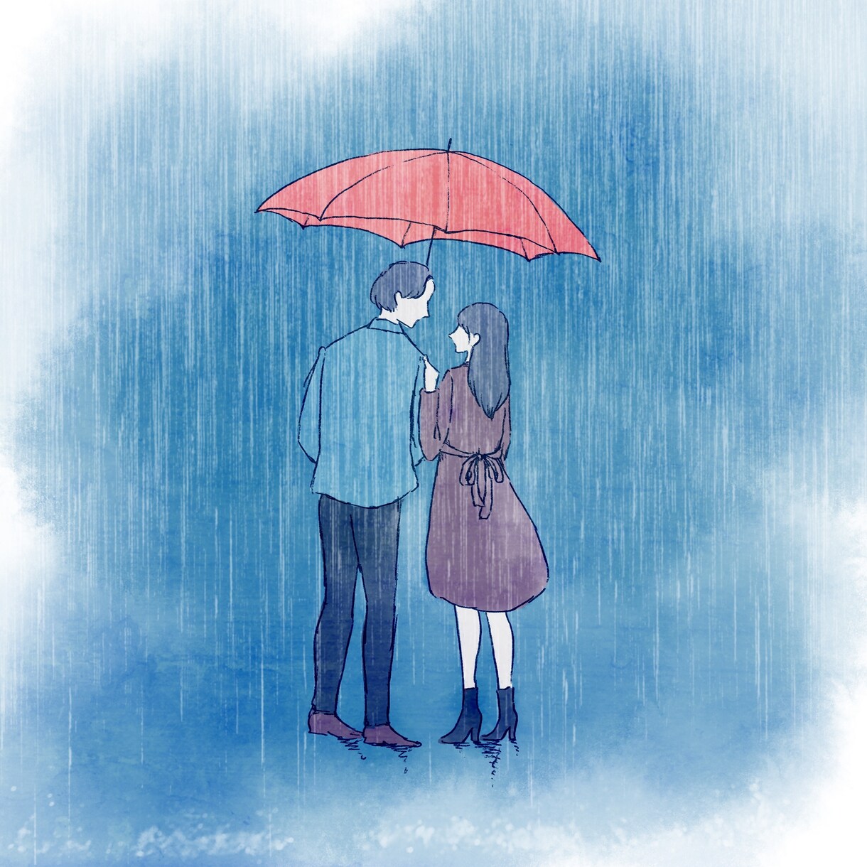 にじみ・水しぶきの美しい透明水彩イラスト描きます 名刺/アイコン/プレゼント/webサイトをグッと印象的に イメージ3