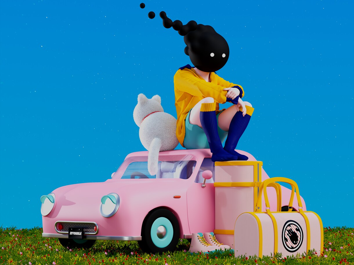 3Dでイラストレーション作ります オリジナリティのあるイラストレーション制作 イメージ9