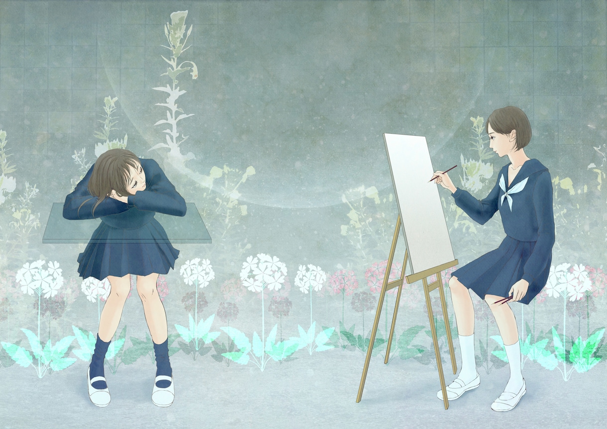 夢の世界にいるかのような一枚絵お描きします 装画やサイトに幻想的で耽美なイラストをお使いください。 イメージ7