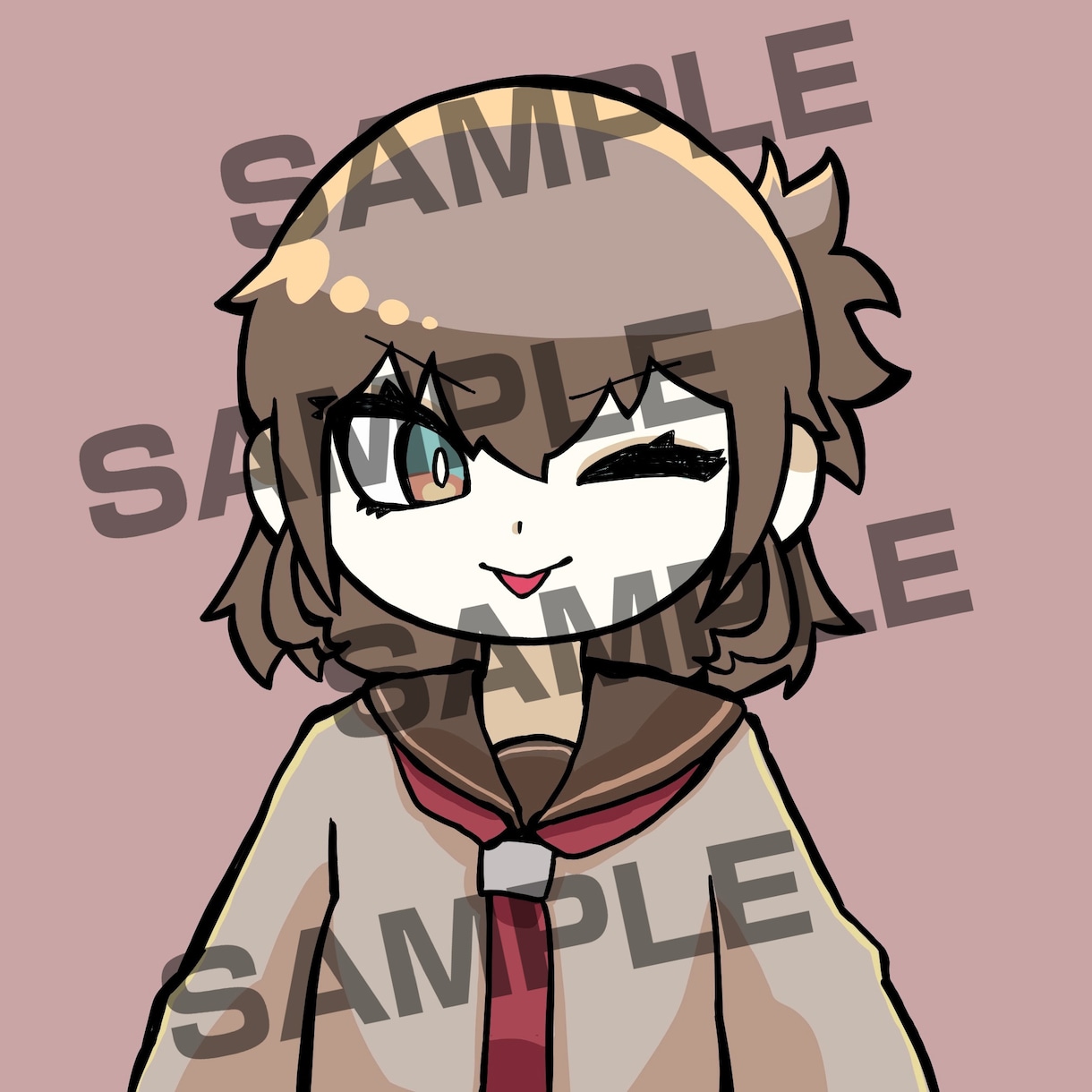 商用利用OK！アイコン用のかわいいイラスト描きます パキッとした線＋かわいい絵柄！ イメージ2