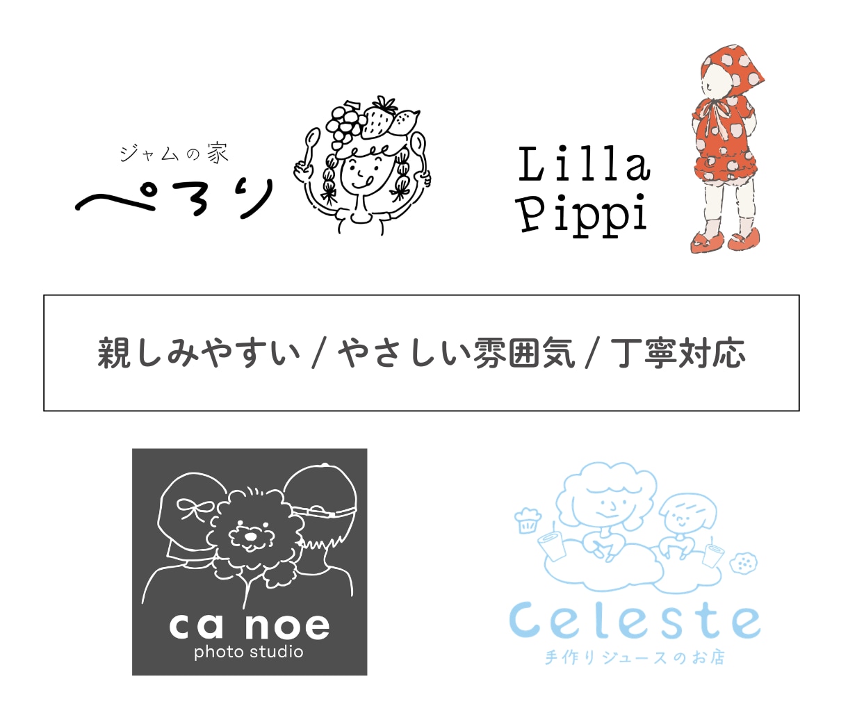 あなたの想いを伝える｜やさしい手書きロゴ作ります 女性向け・ゆるい手書きロゴ｜ショップ・ハンドメイドにおすすめ イメージ1