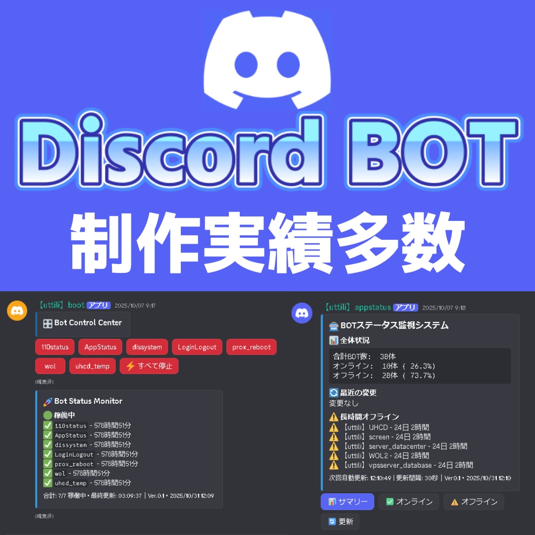 理想のDiscord BOTを作成~運用します 理想のDiscord BOTを現実のものに！ イメージ2