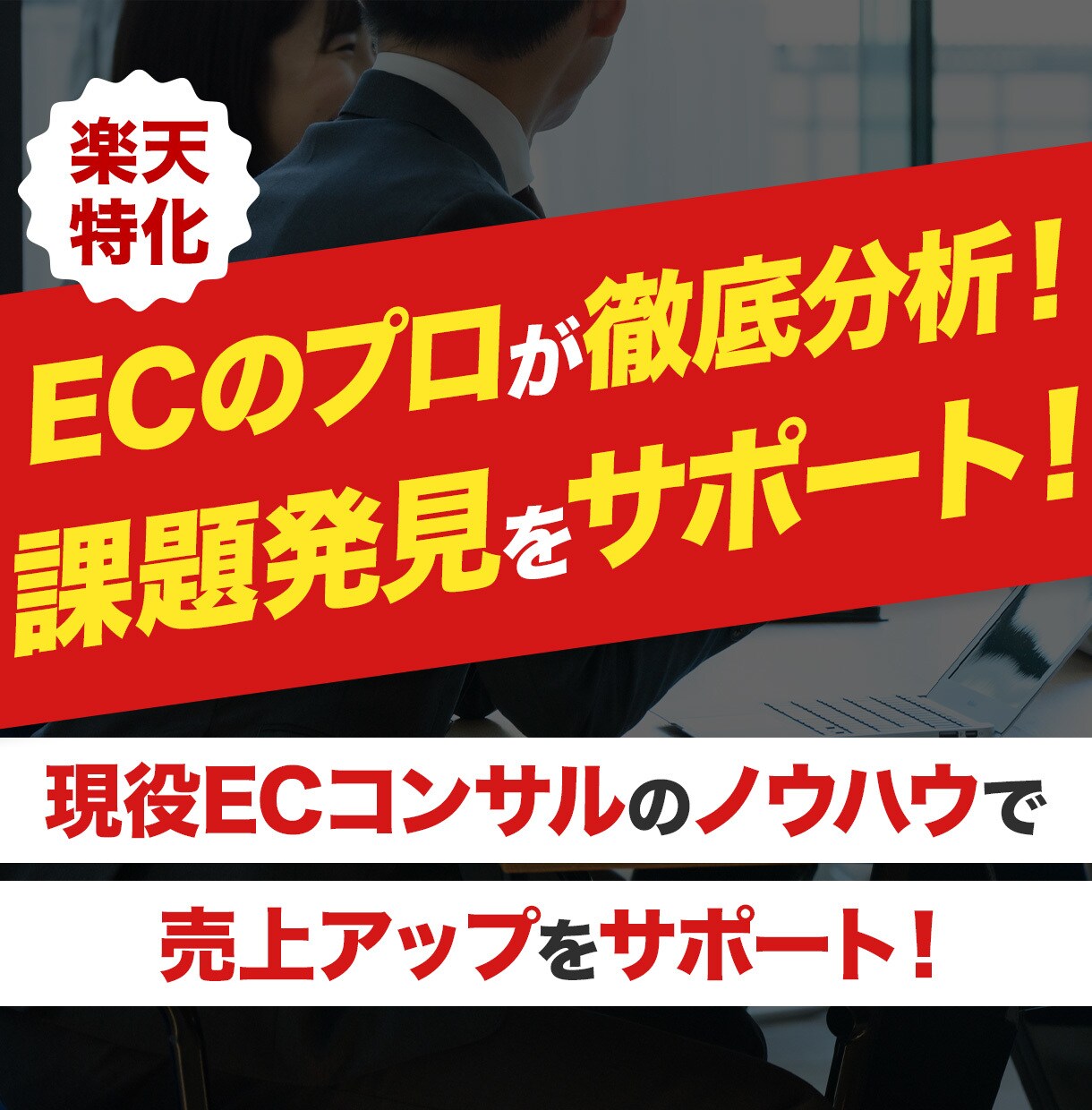 楽天店舗パフォーマンス分析！改善提案レポートします 楽天店舗の課題を徹底分析！具体的な改善提案をレポートします イメージ1