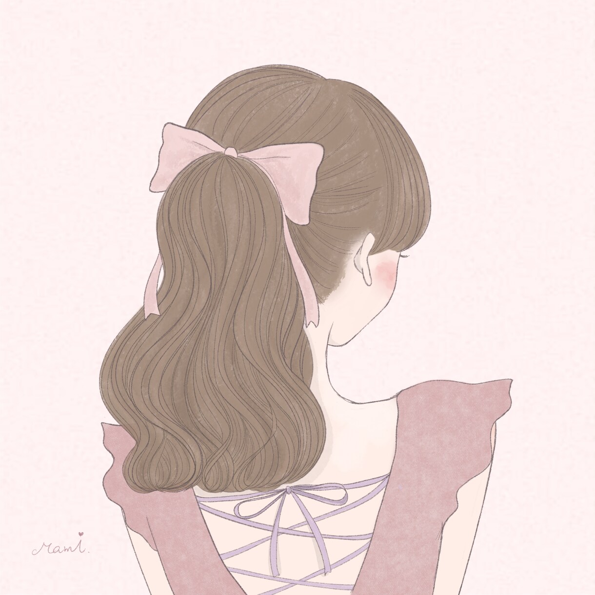 優しい色で柔らかく可愛い雰囲気のイラストを描きます 淡い色を使って、優しい印象の女の子を描くことが得意です。 イメージ7