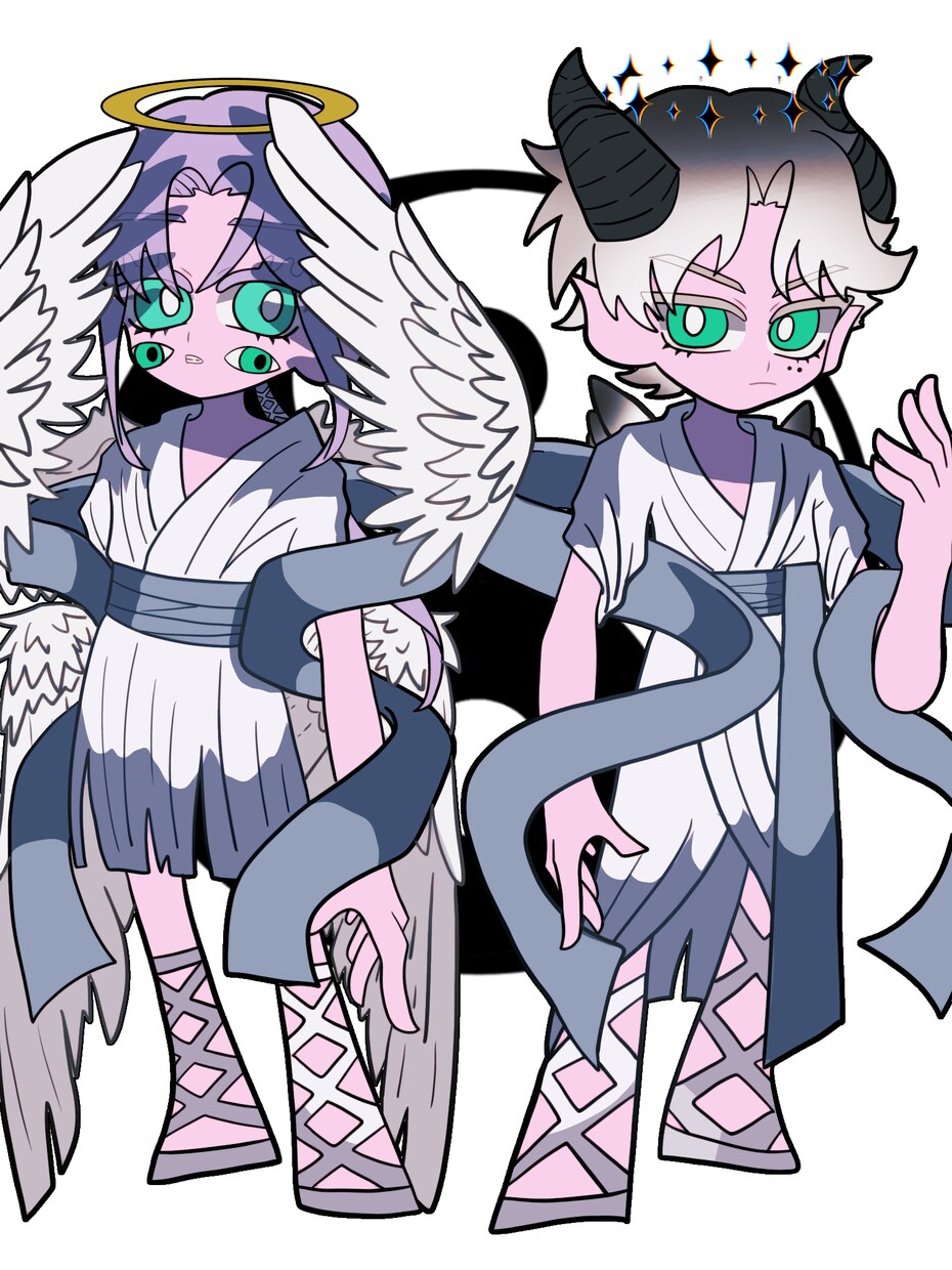 立ち絵・アイコン・一枚絵制作します キャラデザ／立ち絵／一枚絵配信・TRPG・歌みたにも◎ イメージ4
