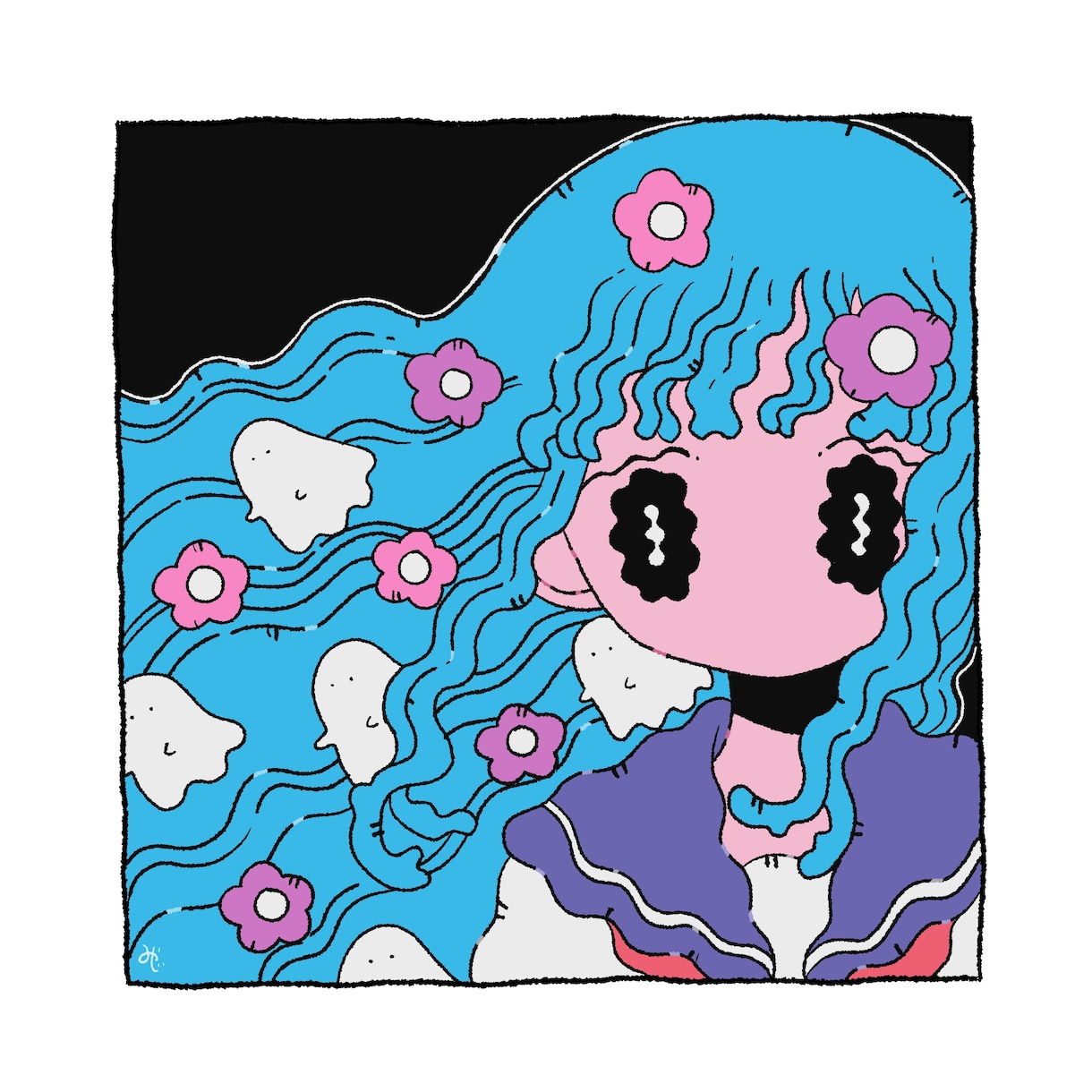 マットでレトロ、どこか不思議なイラストを描きます シュールで個性的な世界観を描くのが得意なイラストレーター。 イメージ8