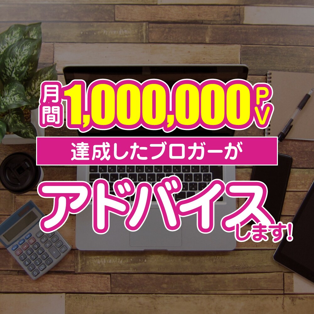 難アリ※あなたのブログの改善点を教えます 月間100万PVの副業ブロガーがブログをチェックします！ イメージ1