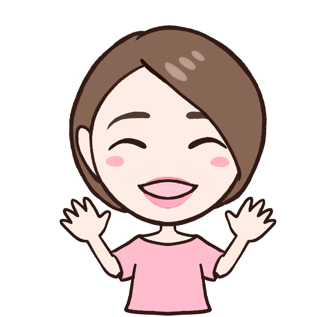 似顔絵挿し絵イラスト作ります インスタの挿絵やアイコンに！シンプルでかわいい似顔絵を！ イメージ2