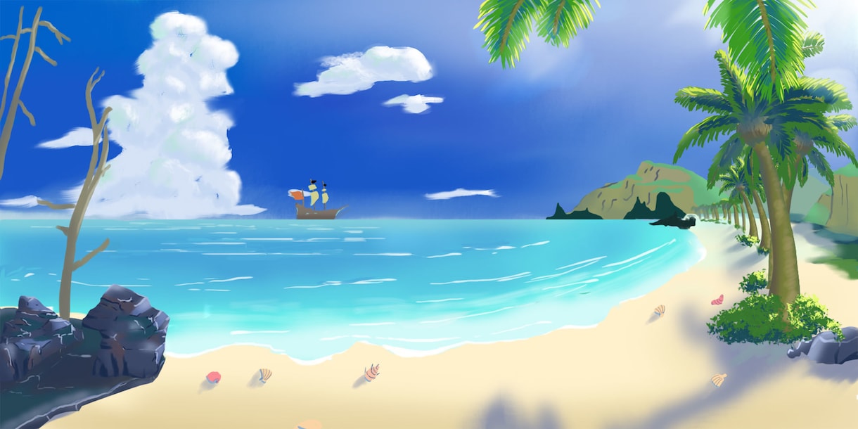 アニメ風の背景・風景画描きます 背景美術を学んだ私がPhotoshopで鮮やかに描きます！ イメージ3