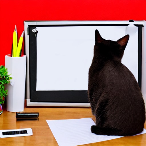 猫のホワイトボードを販売しています WEBサイトなどで、お知らせ用掲示板にご利用ください。 イメージ2