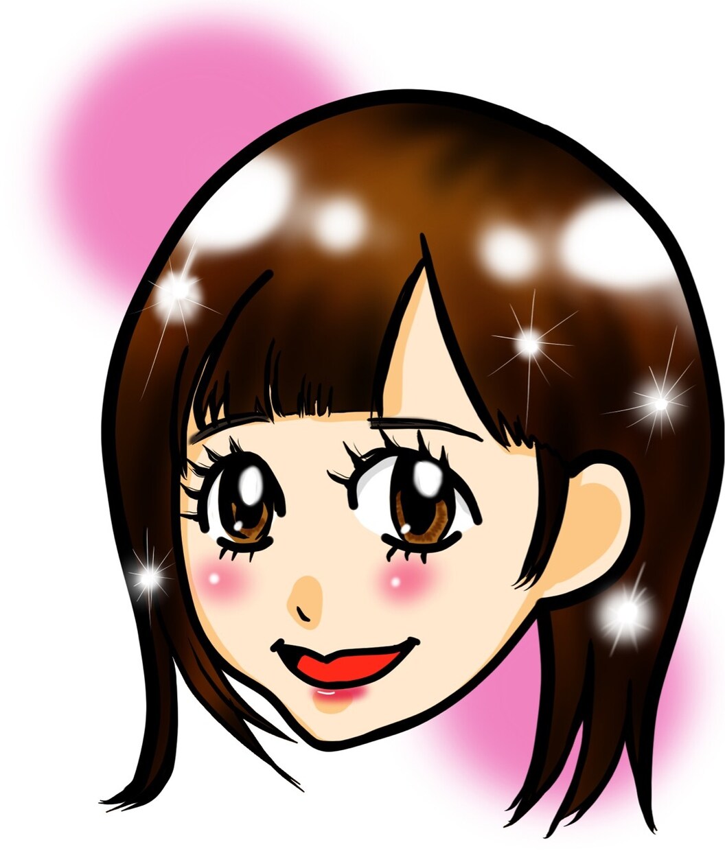 あきぴよのイメージで貴方を萌絵キャラに致します 長いまつ毛にキラキラお目目、そんなキャラになってみませんか？ イメージ2