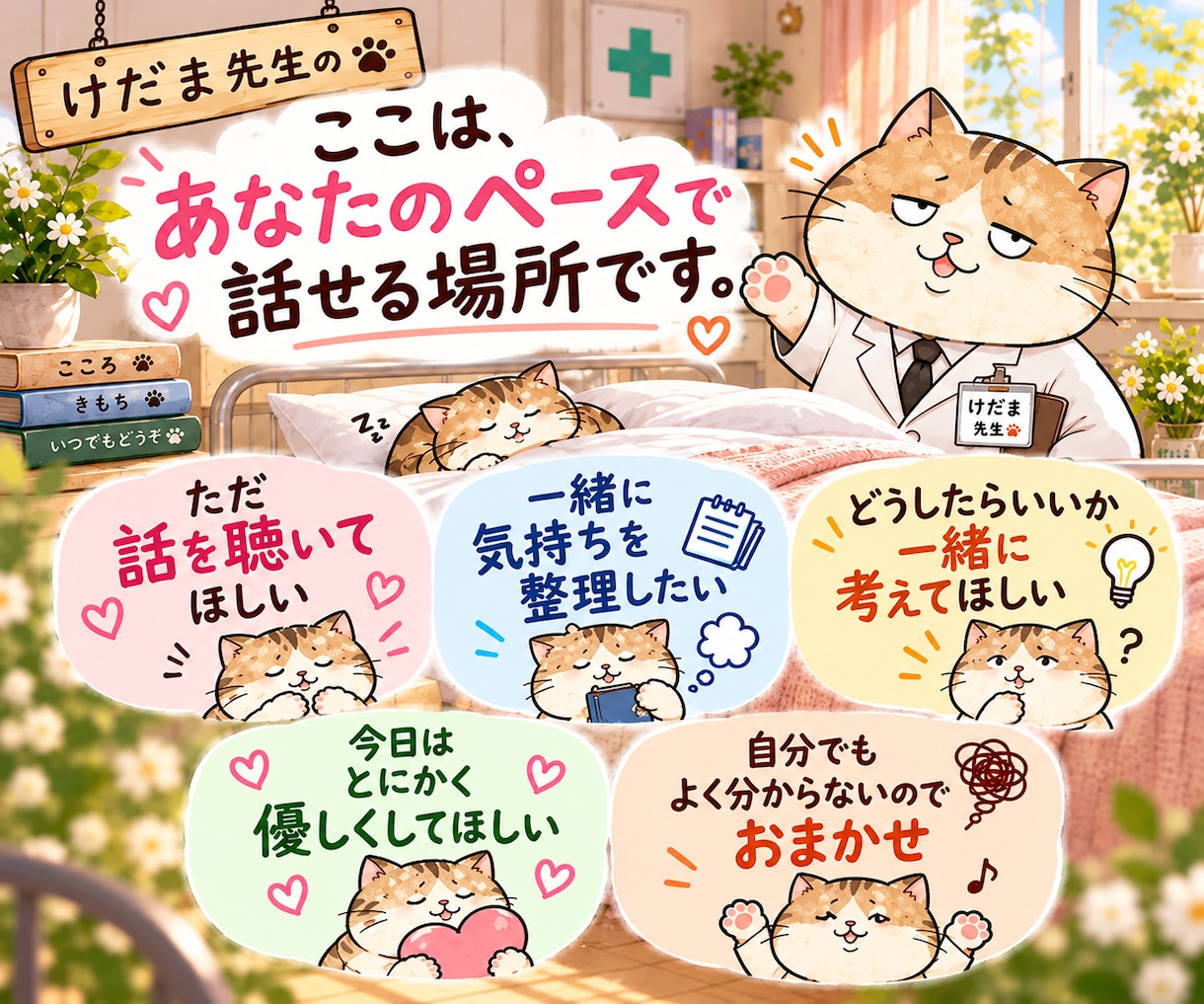 大人も｜心の保健室・ただ今ベッド空いてます 頑張れない日もありますよ｜ここで少し心を休ませませんか？ イメージ10