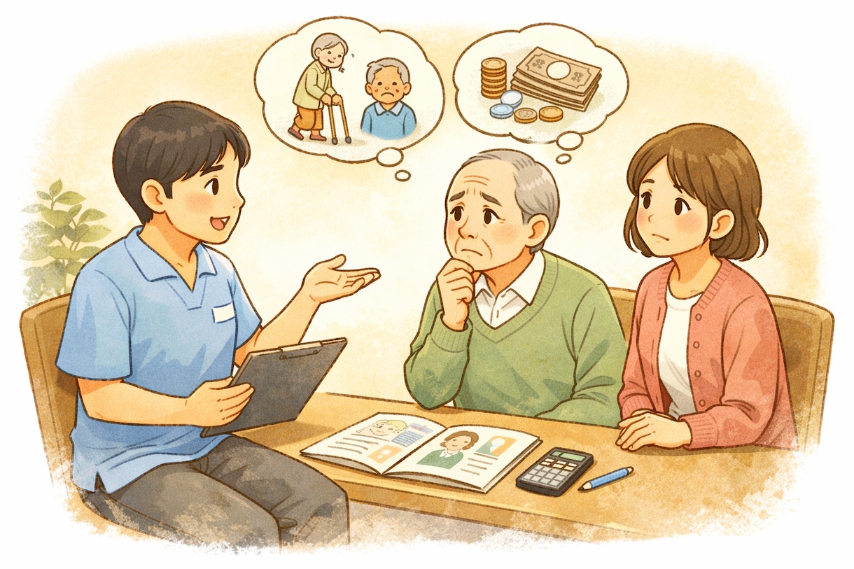 お悩みお聞きします 家族や身内、職場での介護のお悩み、愚痴をお聞きます。 イメージ1