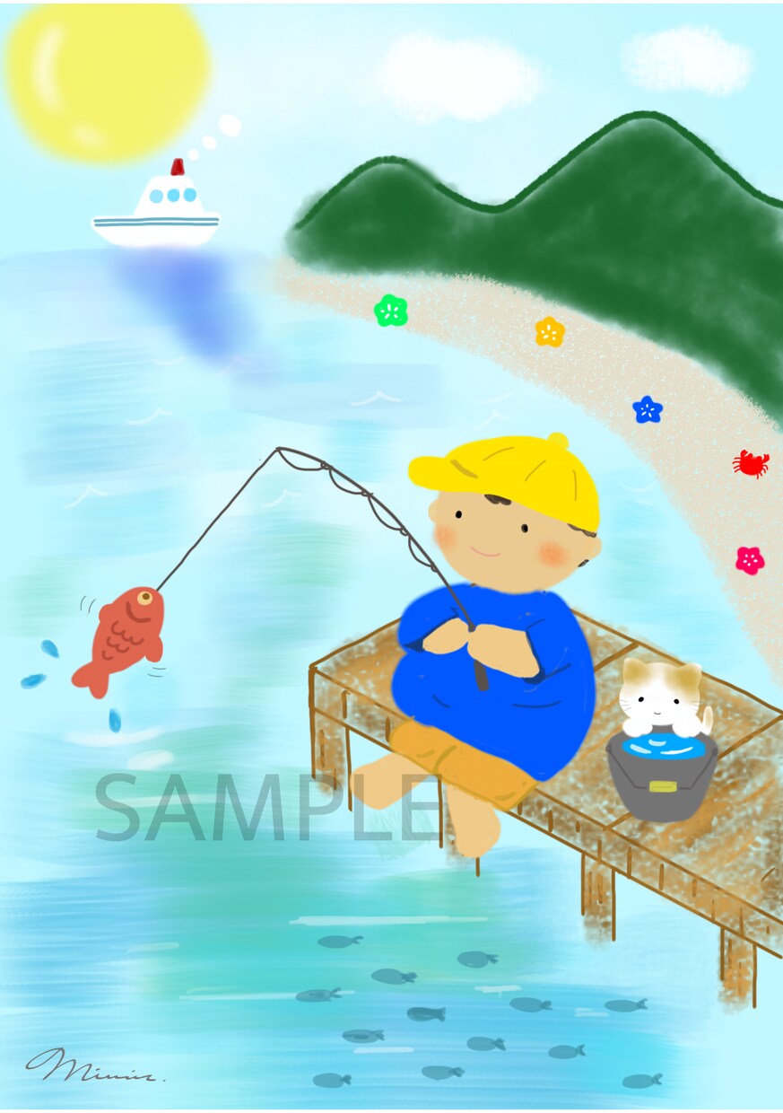 手書きでの自作イラストをオーダーメイドで作成します 可愛く、温かみのある完全手書きのイラストデータを提供します イメージ5