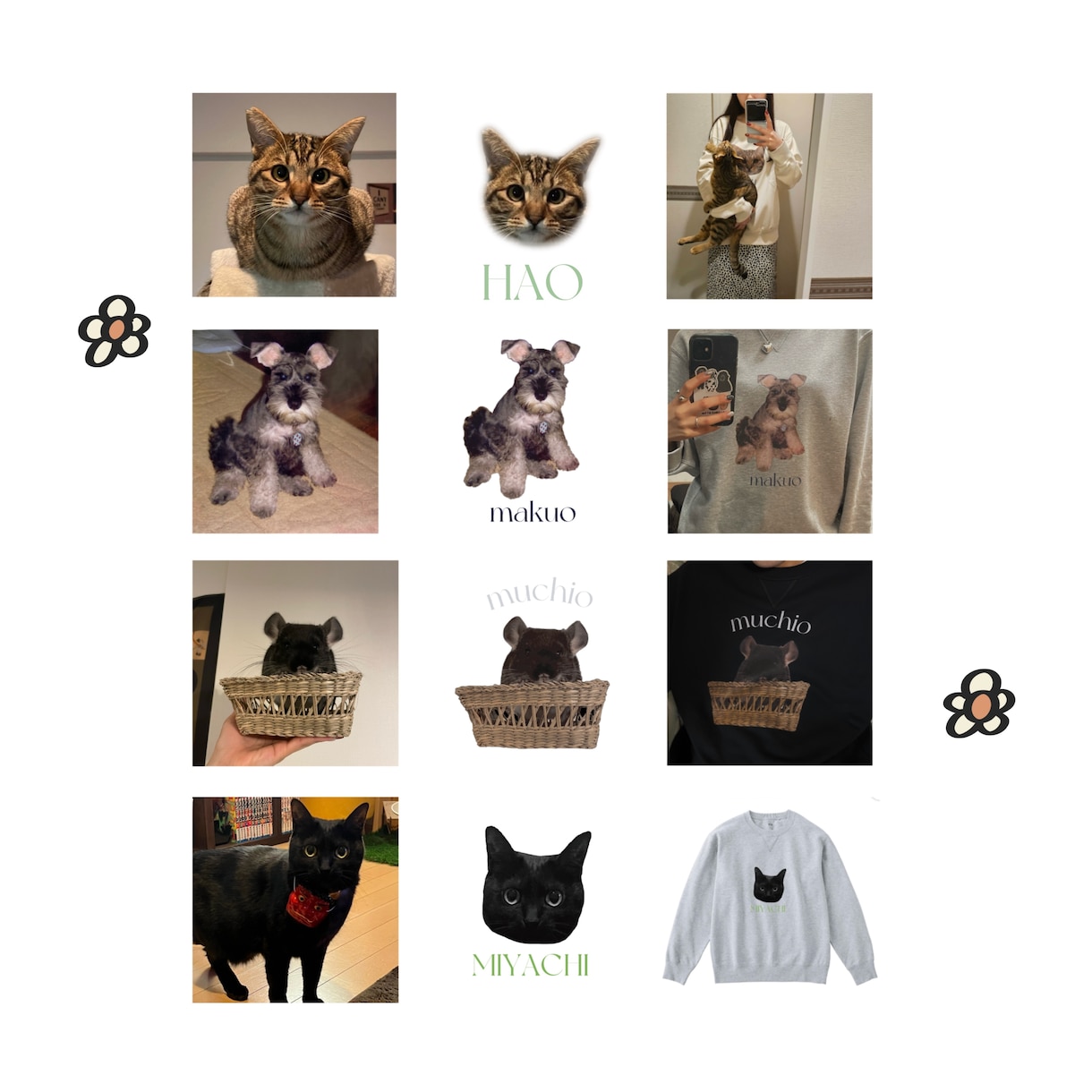 ペットのお写真加工します Tシャツやグッズに使えるようにお写真加工✨ イメージ2