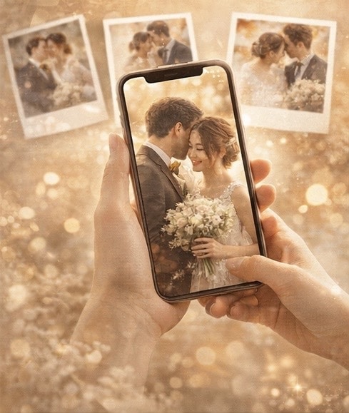 結婚式の思い出リール動画制作します 結婚式の余韻を動画に25秒で蘇る最高の一日 イメージ2