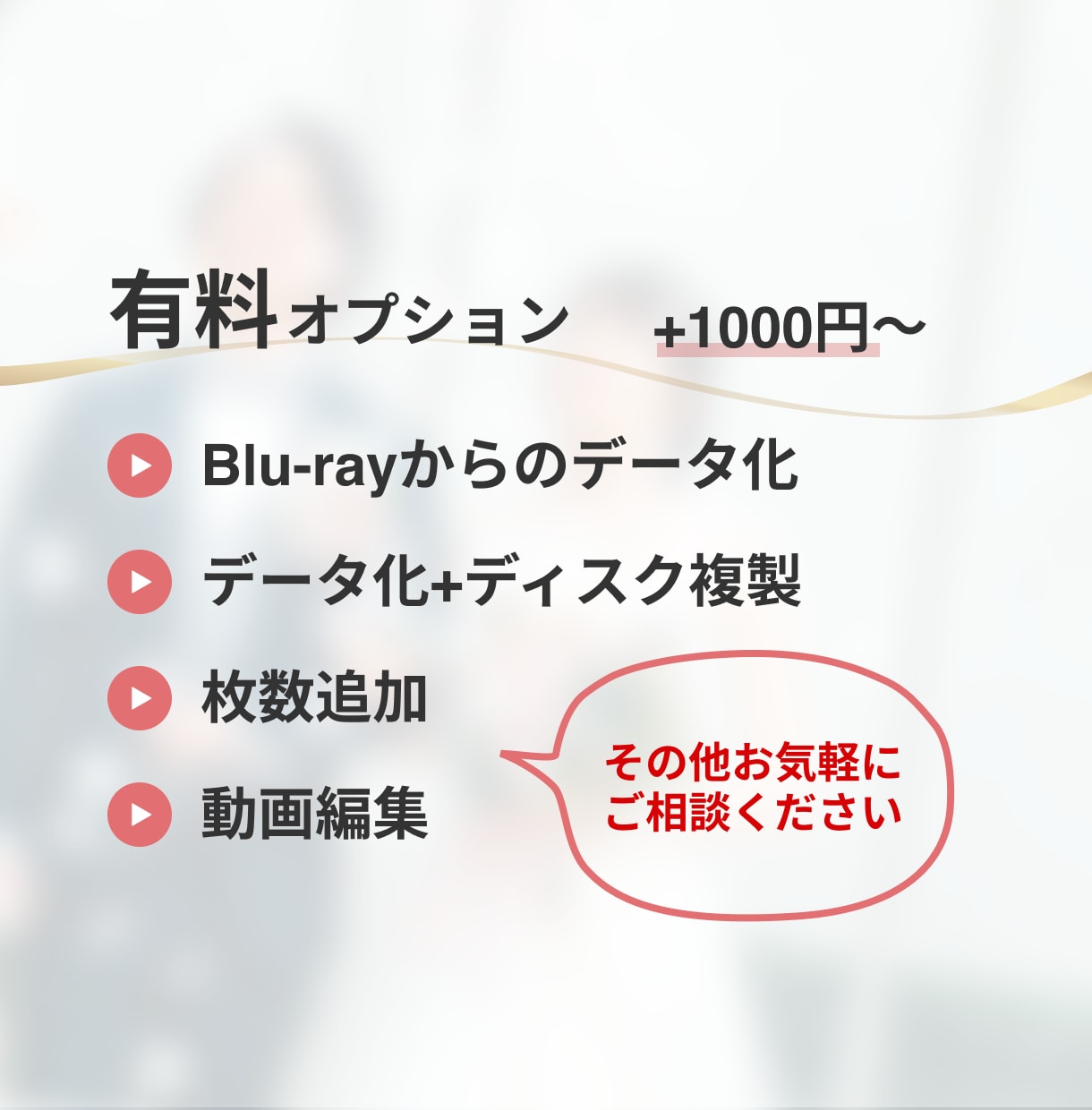 ココナラ最安値！結婚式DVDをスマホで観れます 大切な思い出をいつでも手元に！実績多数のKSK制作代行 イメージ5