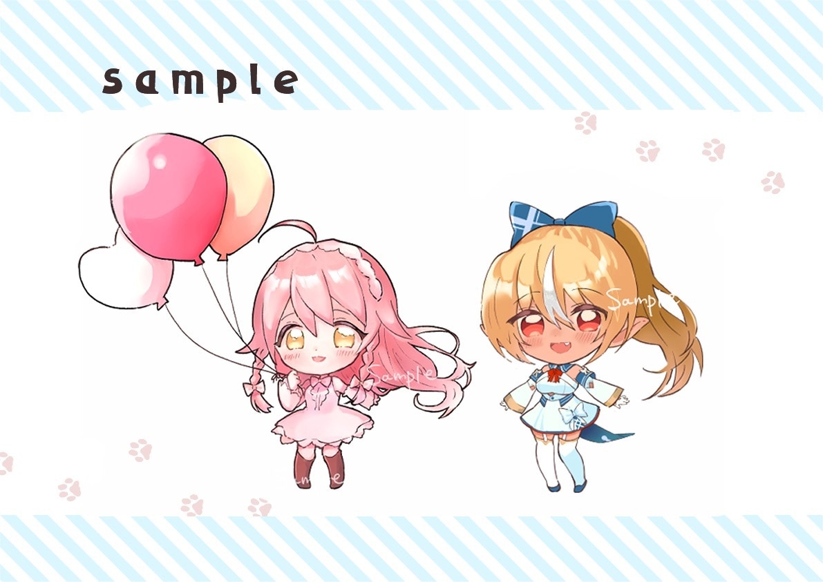 かわいいデフォルメイラスト描きます ブログ、SNSアイコン、グッズ、鑑賞、プレゼントなどに！ イメージ6