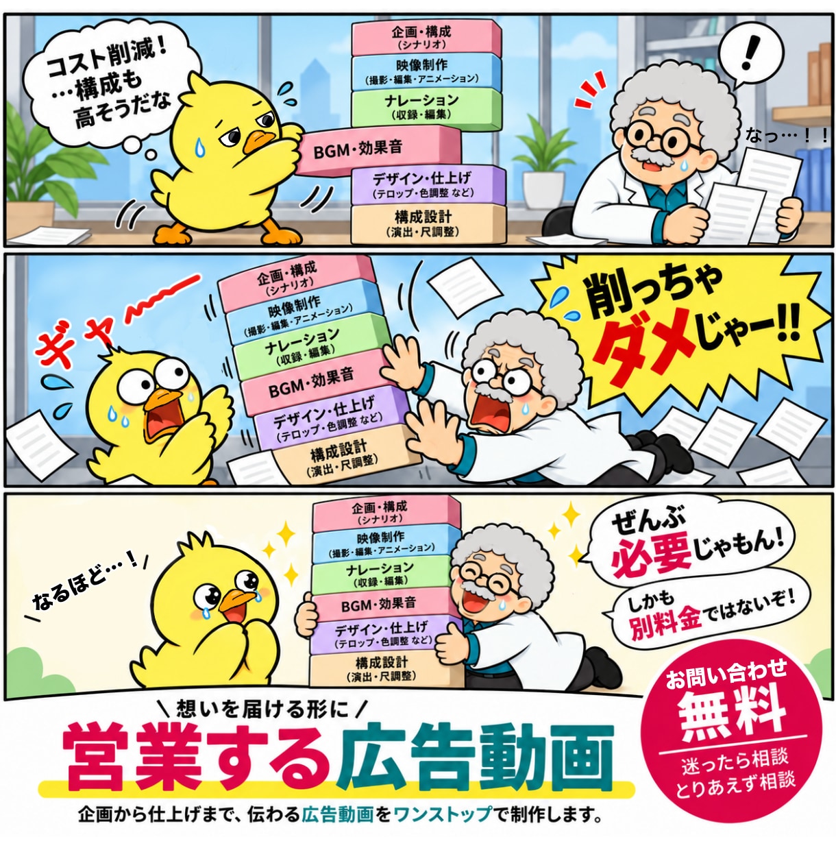 広告動画を企画・構成から制作します 意図設計を重視した動画をワンストップで制作 イメージ7