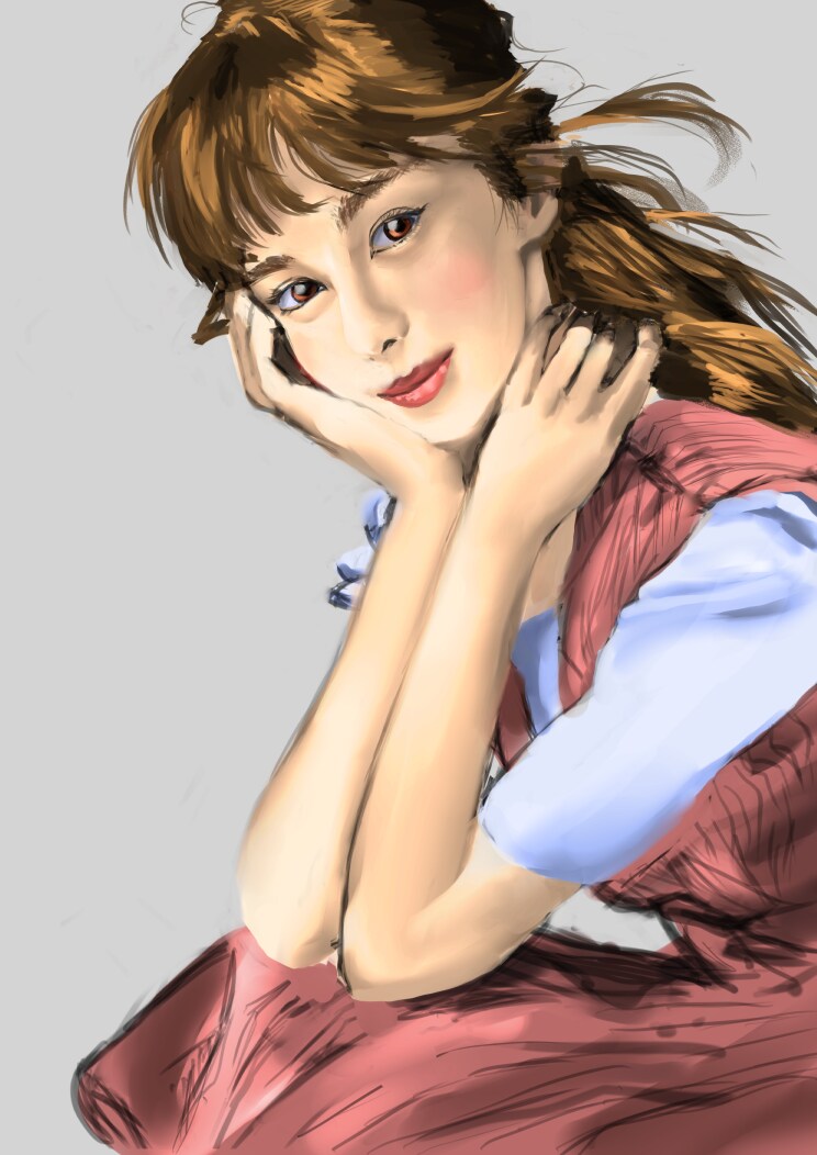 お写真をもとに似顔絵をかきます ご要望にできる範囲で精一杯対応させていただきます イメージ1