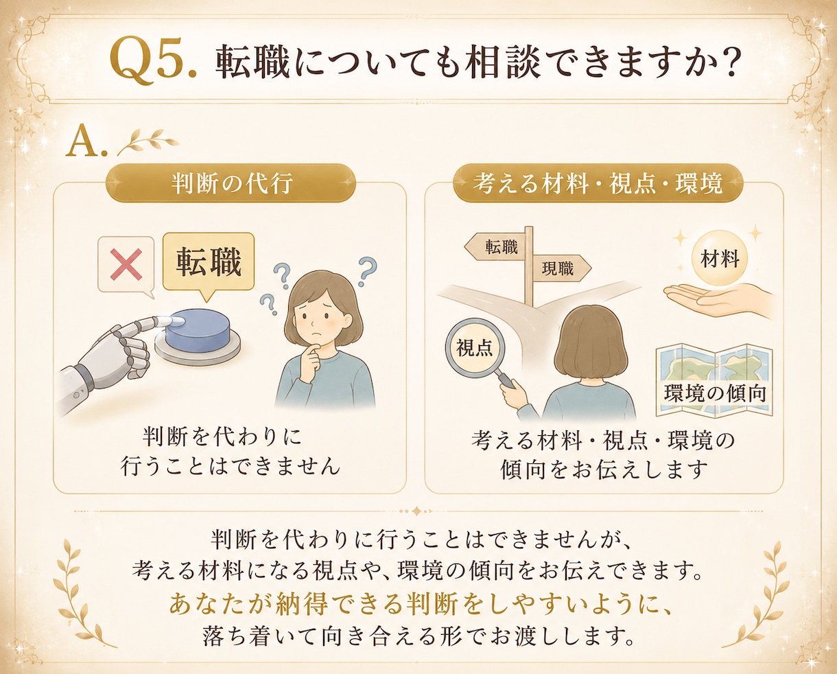 今の仕事でいいのか？　前世と魂の癖から読み解きます 天職・適性・迷いの根を“心の地図”としてやさしく言語化します イメージ6