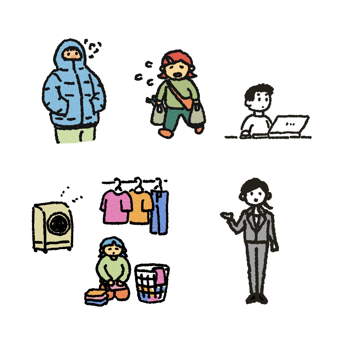 ゆるめ人物カット描きます シンプルで説明に使いやすい実用カット イメージ1