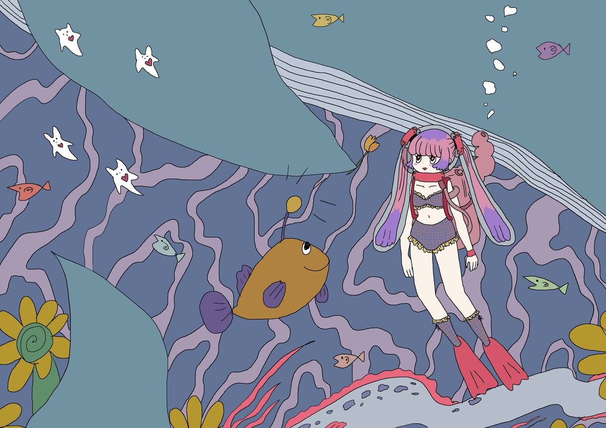 カラフルなイラスト作成します わくわくする不思議でPOPなイラスト イメージ3