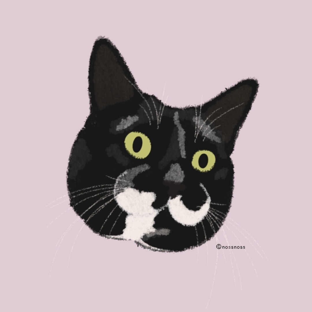 インテリアにも馴染む、猫ちゃんの似顔絵お描きします 空間に自然と溶け込む、落ち着いたタッチで丁寧に仕上げます イメージ4