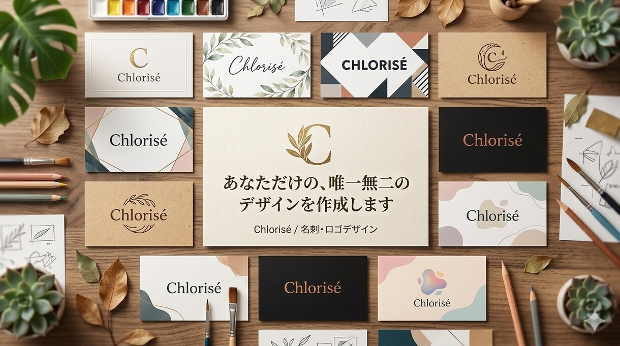 ロゴや名刺のデザインを作成します あなただけのデザインを見つけます イメージ1