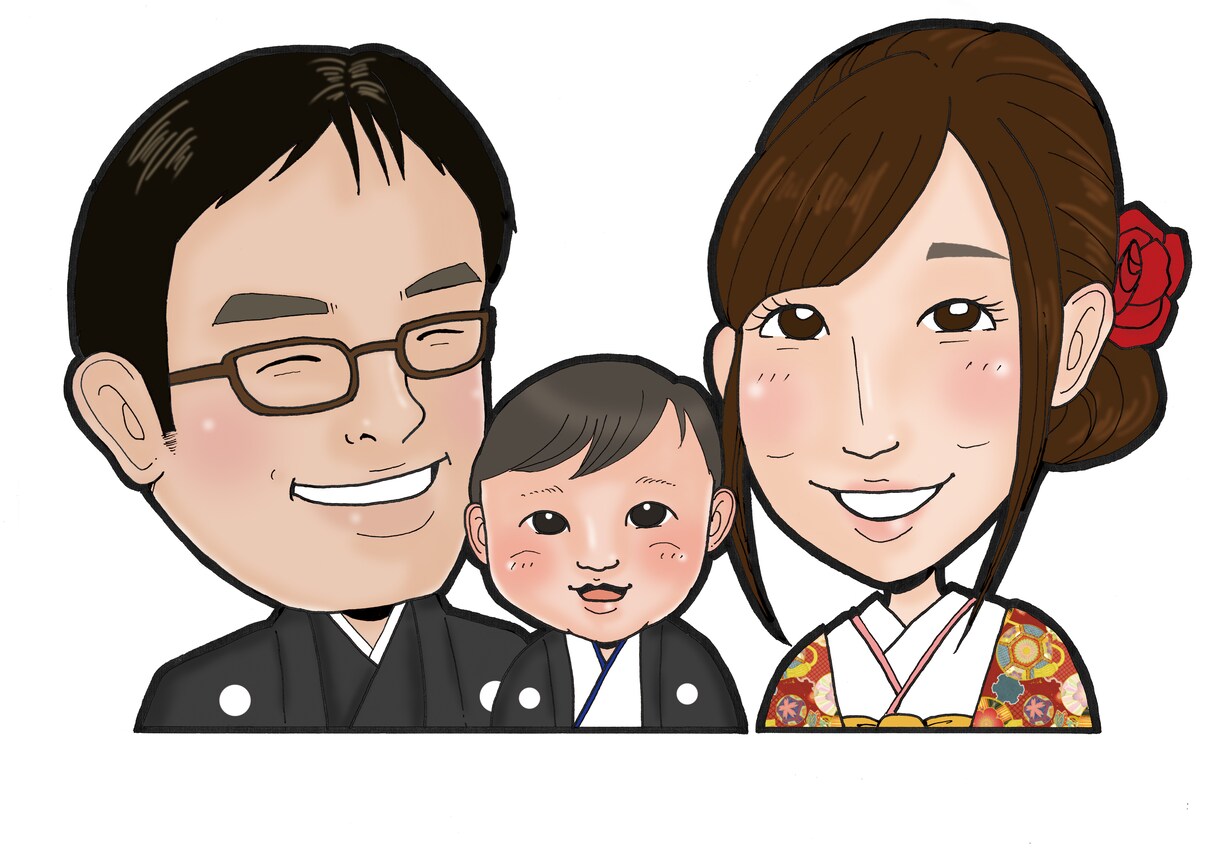 ポップで楽しい似顔絵描きます プレゼントやアイコン等...今似顔絵を必要としているあなたへ イメージ6