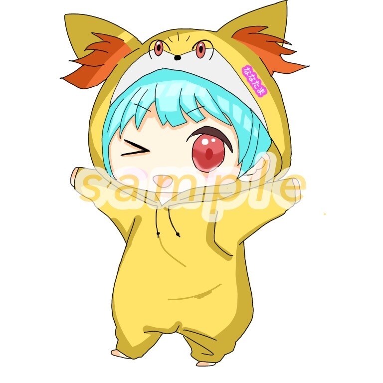 3000円〜！ミニキャラ作成します キャラクターの癒し系ミニキャラ♡お安くお手軽に♪ イメージ3