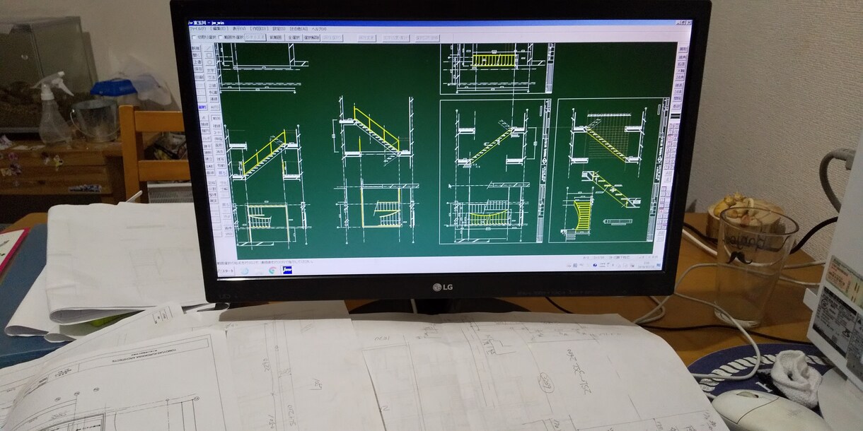 建築金物、階段、手摺やDIY用の施工図書きます 現役の金物工が収まりなども考慮して書きます。 イメージ4